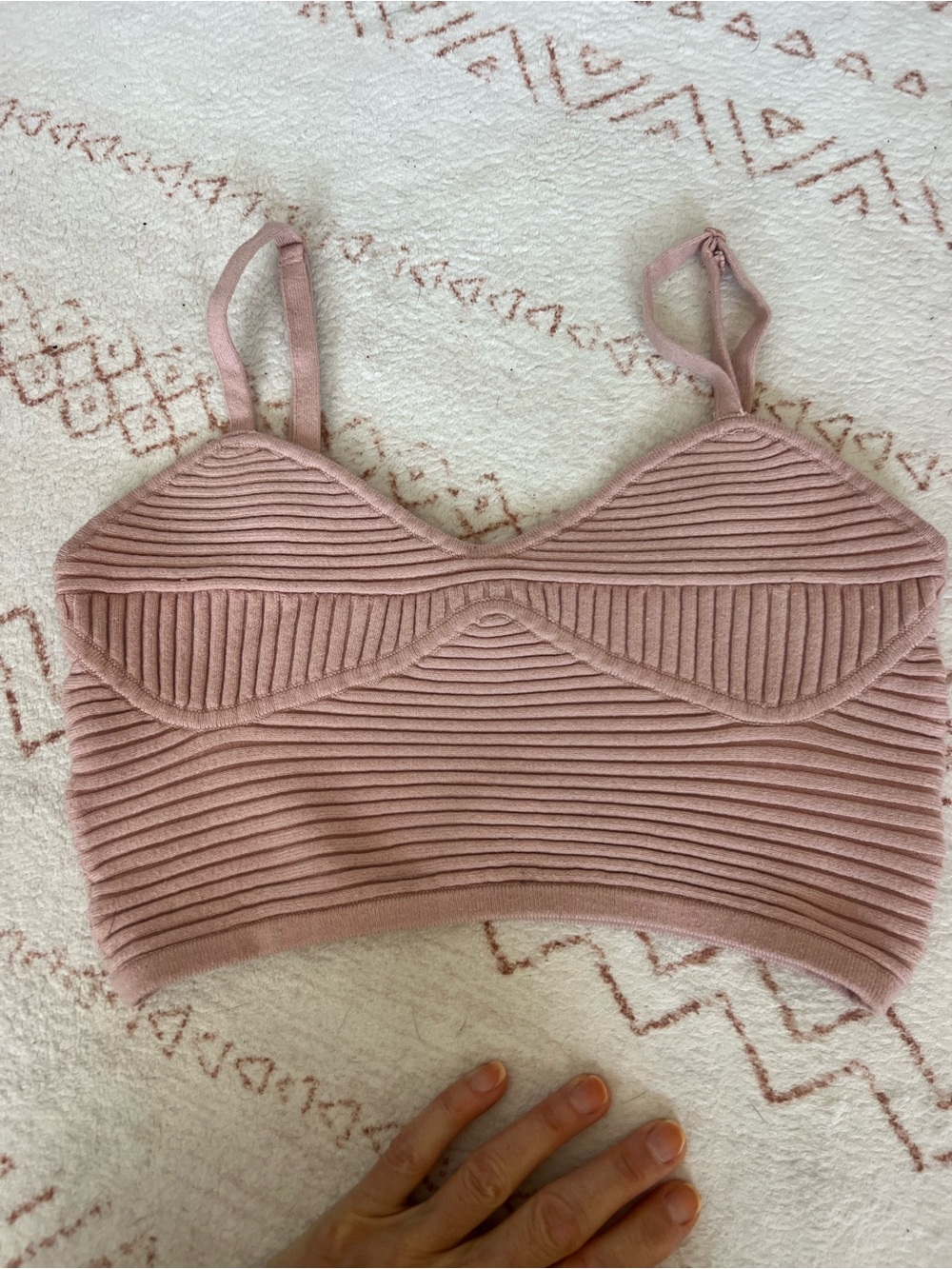 Aerie cropped knit top